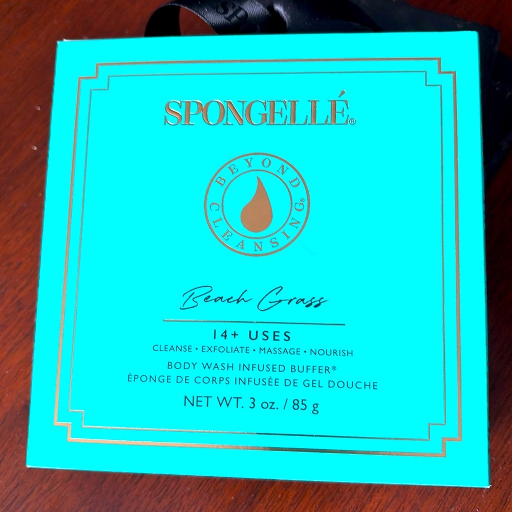 Spongelle Beach Grass | Boxed Flower. 14+ uses. Exfoliator. Sponge.  BNIB